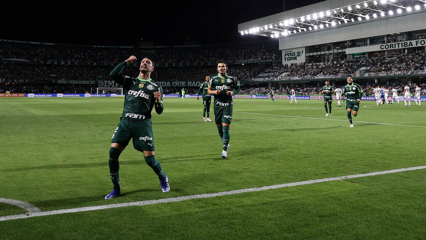 O Palmeiras continuou melhor no segundo tempo