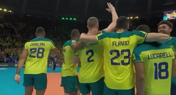 Brasil celebrou triunfo contra italianos