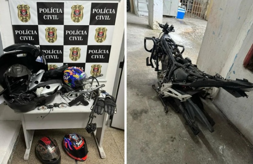 O suspeito foi preso