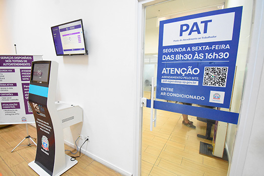 O candidato deve possuir cadastro no PAT de Praia Grande