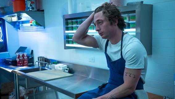 Jeremy Allen White em cena de 'O Urso'