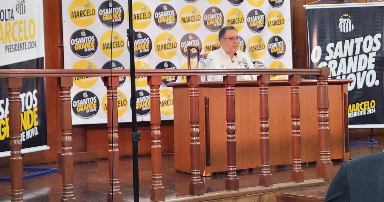 Favorito a vencer a eleição presidencial no Santos, o empresário Marcelo Teixeira ainda briga na Justiça pela aprovação das contas de 2009