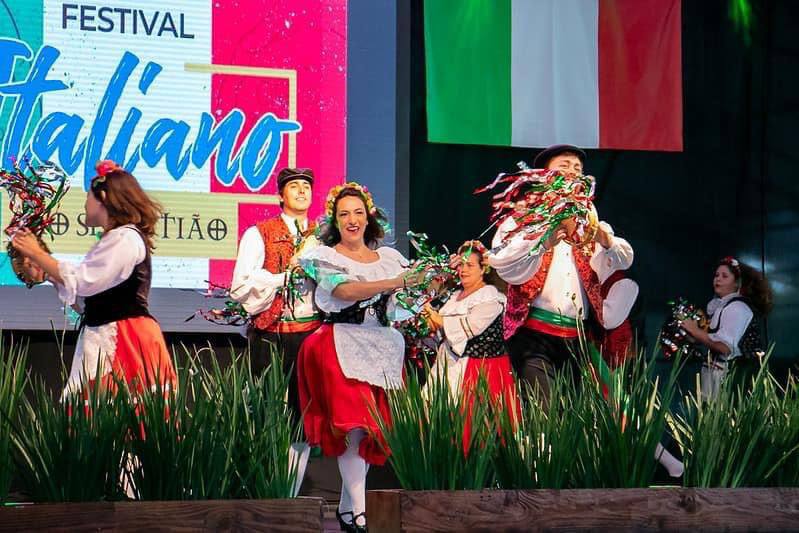 A programação do Festival Italiano está repleta de intervenções artísticas