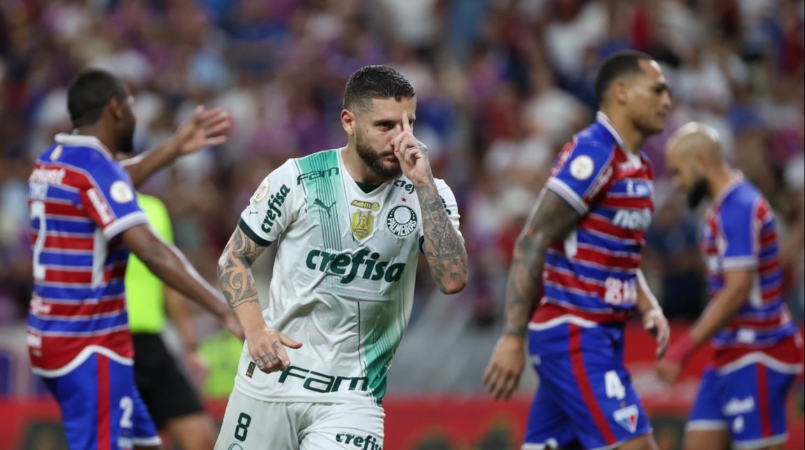 Fortaleza e Palmeiras empataram em 2 a 2, neste domingo (26)