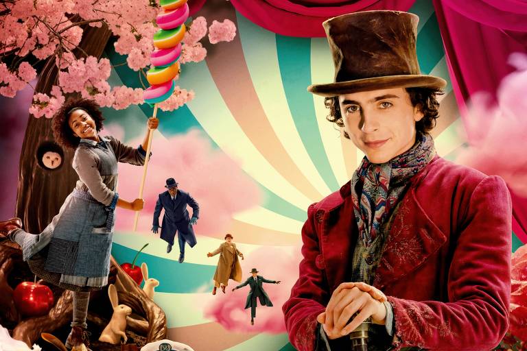 Timothée Chalamet interpreta Willy Wonka no filme