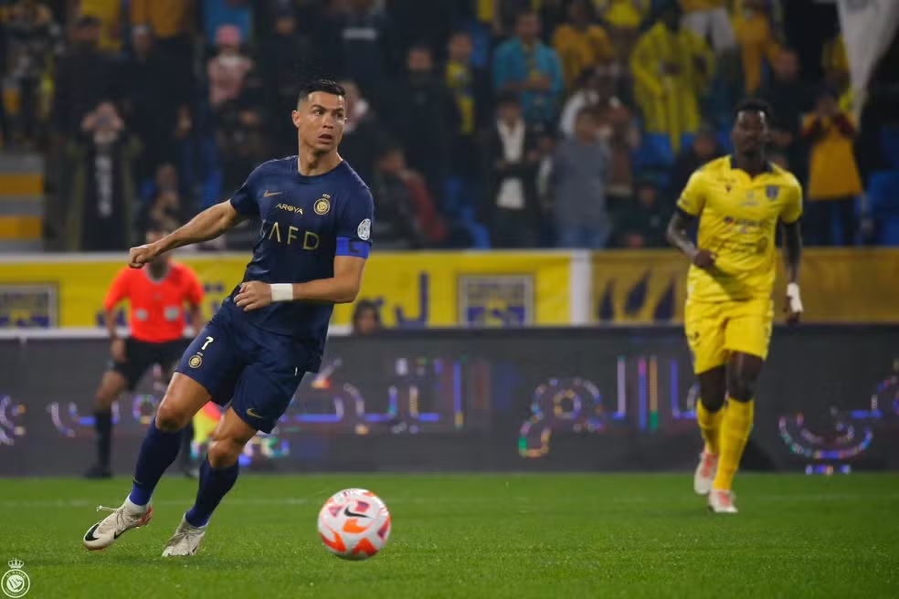 Cristiano Ronaldo em ação pelo Al-Nassr