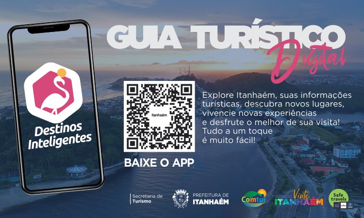 Aplicativo oferece informações completas e atualizadas sobre os principais atrativos turísticos de Itanhaém