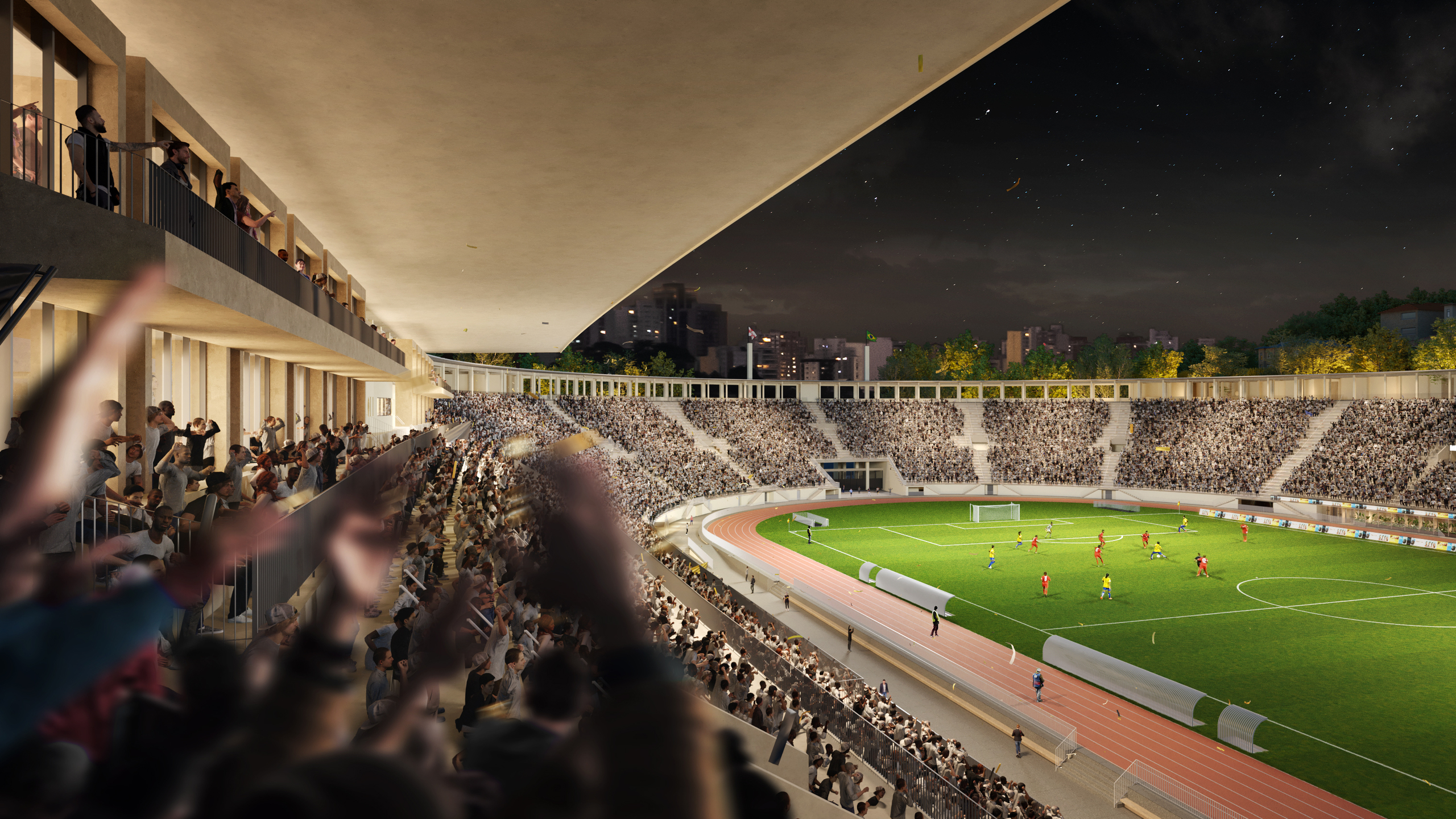 Cedido à iniciativa privada em acerto de 2019, o estádio está em obras desde 2021