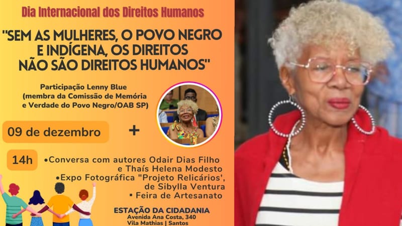 A roda de conversa 'Sem as Mulheres, o Povo Negro e Indígena, os Direitos, não são Direitos Humanos'