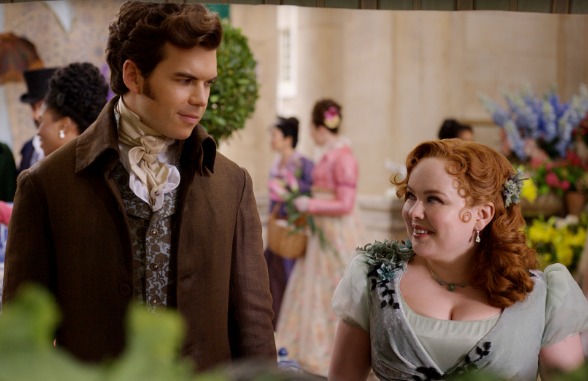 Terceiro ano da série será totalmente focado no romance entre Penelope Featherington (Nicola Coughlan) e Colin Bridgerton (Luke Newton)