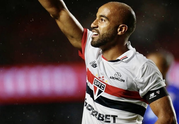 Lucas Moura marcou o primeiro gol do São Paulo em 2024