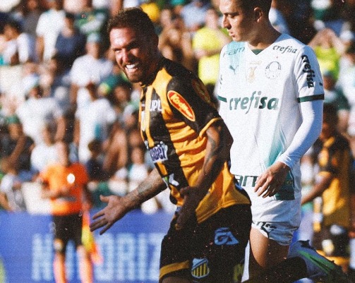 Willian Farias, autor do gol do Grêmio Novorizontino