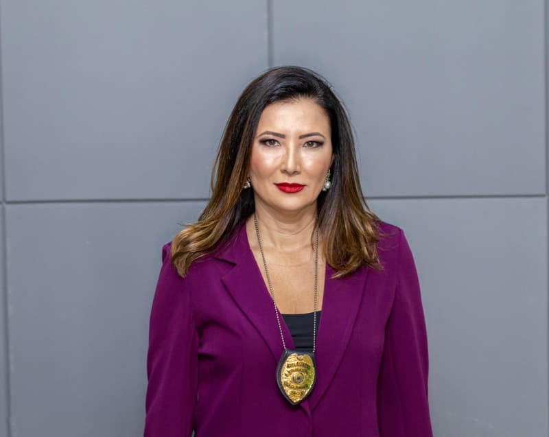 Delegada de polícia. Diretora da Associação dos Delegados de Polícia do Brasil. Mestre em Filosofia. Pós-graduada em Ciências Penais, Direito de Polícia Judiciária e Processo Penal