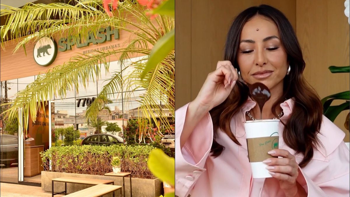 Apresentadora Sabrina Sato é uma das sócias da rede Splash Bebidas Urbanas