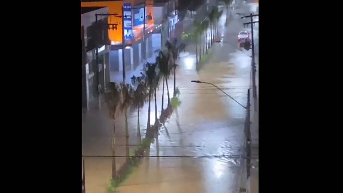 As cidades do Litoral Sul estão em estado de alerta desde terça-feira (5)