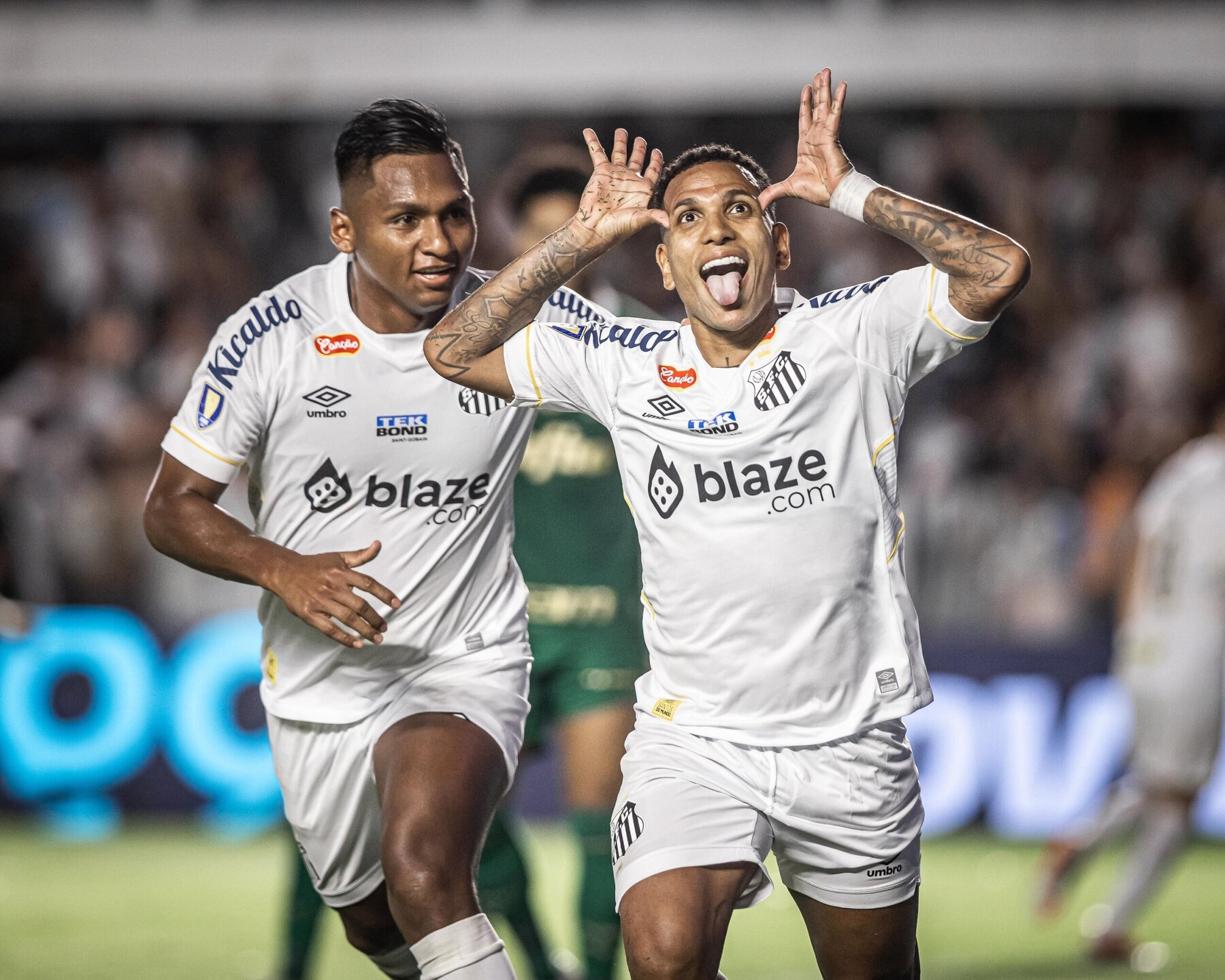 O Santos FC venceu o Palmeiras por 1 a 0 na partida de ida das finais do Campeonato Paulista na noite deste domingo (31)