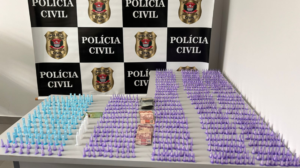 Itens também apreendidos por agentes