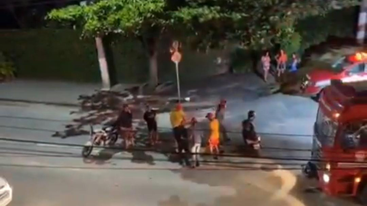 O caso ocorreu por volta das 19h50, na Rua Acre