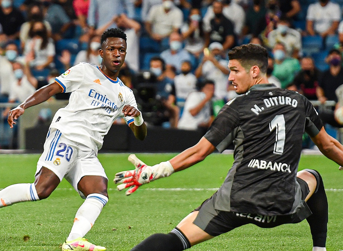 O atacante brasileiro Vinicius Jr, do Real Madrid