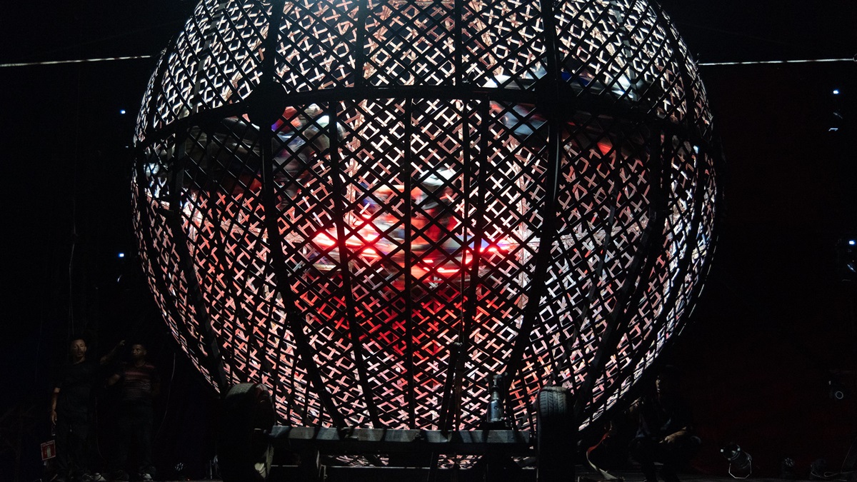 Circo está instalado no estacionamento do Ginásio Marivaldo Fernandes, o Guaibê