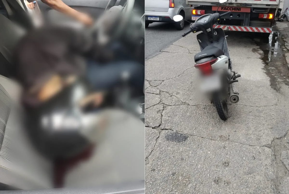 O crime ocorreu por volta das 13h30, na Avenida Antônio Emmerich, na Vila Cascatinha