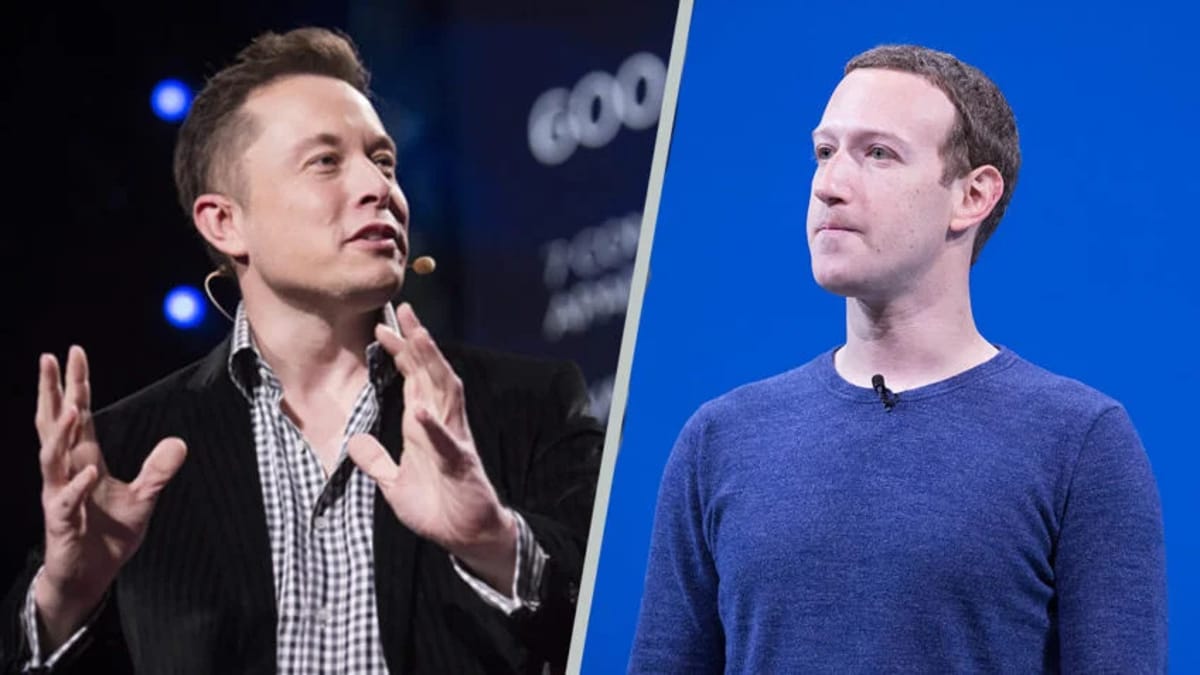 Será que 2024 pode ser o ano da luta entre Musk e Zuckerberg?