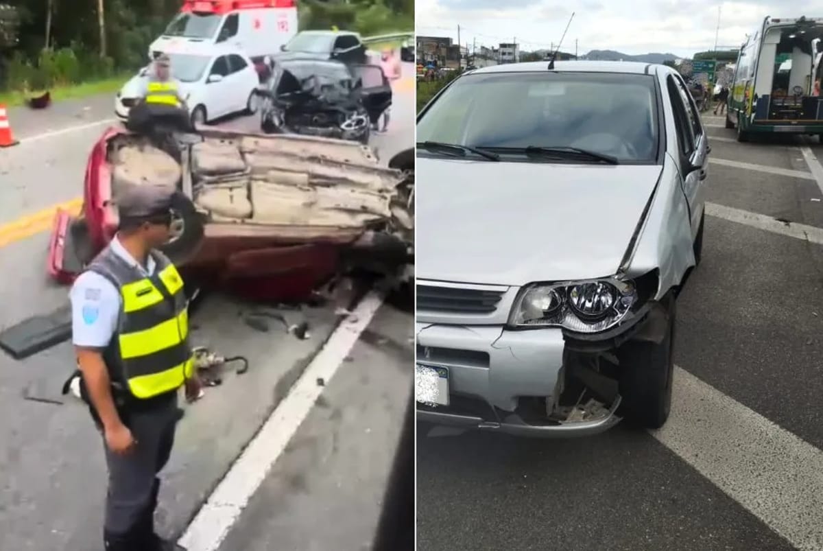 Ainda segundo a Ecovias, houve interdição no trecho e congestionamento nas proximidades.