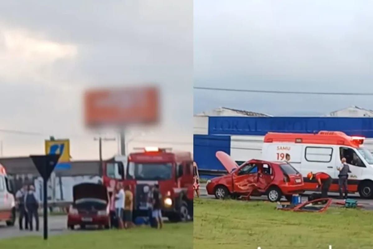 O Departamento de Estradas de Rodagem precisou interditar totalmente a rodovia, o que gerou congestionamento