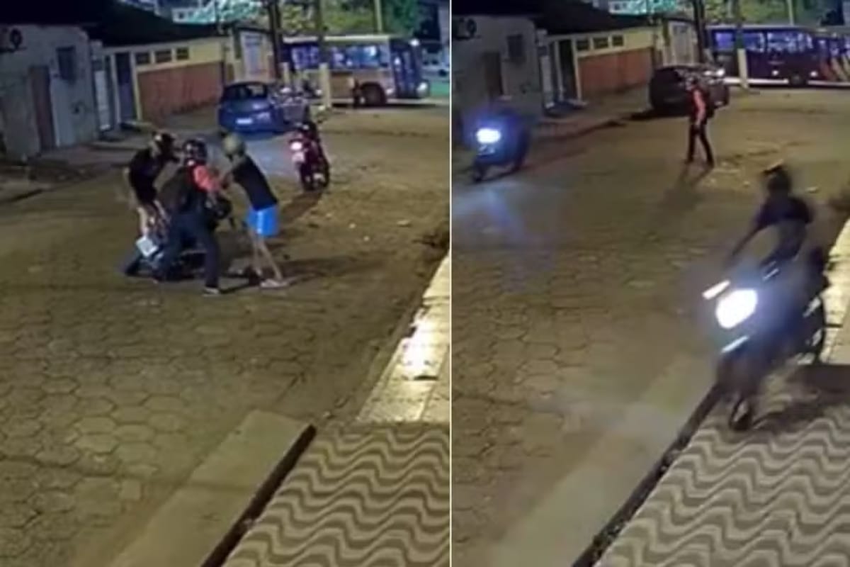 Pela placa do veículo, a vítima do roubo foi acionada e teve sua moto devolvida