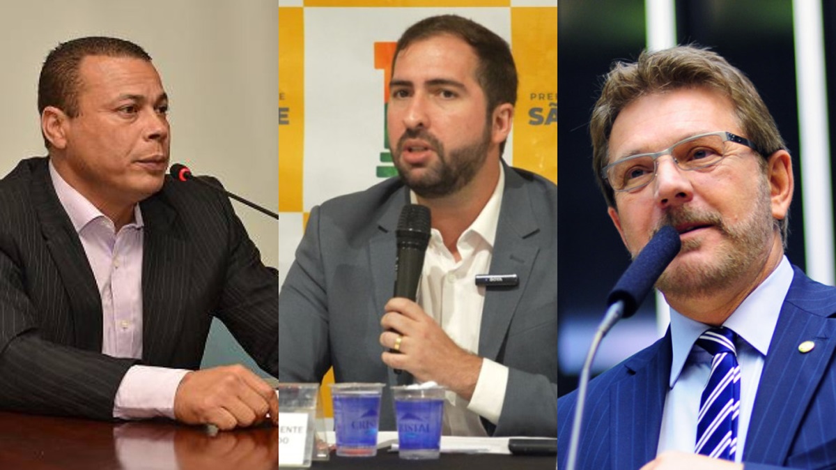 César Nascimento, Kayo Amado e Alberto Mourão estão liderando em Cubatão, São Vicente e Praia Grande, respectivamente