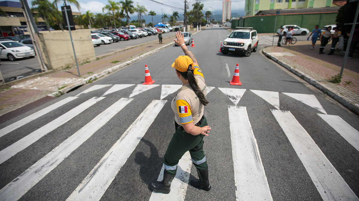 Em Praia Grande, as alterações seguem até o dia 15 de maio