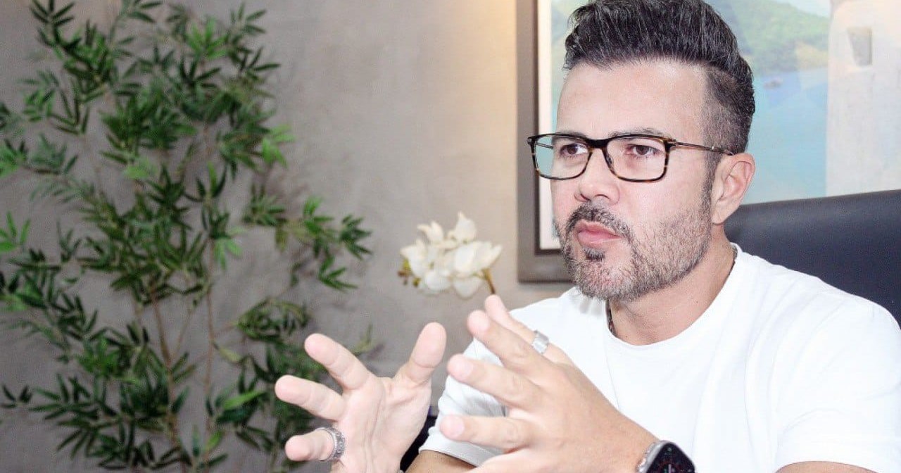 O prefeito de Bertioga, Caio Matheus