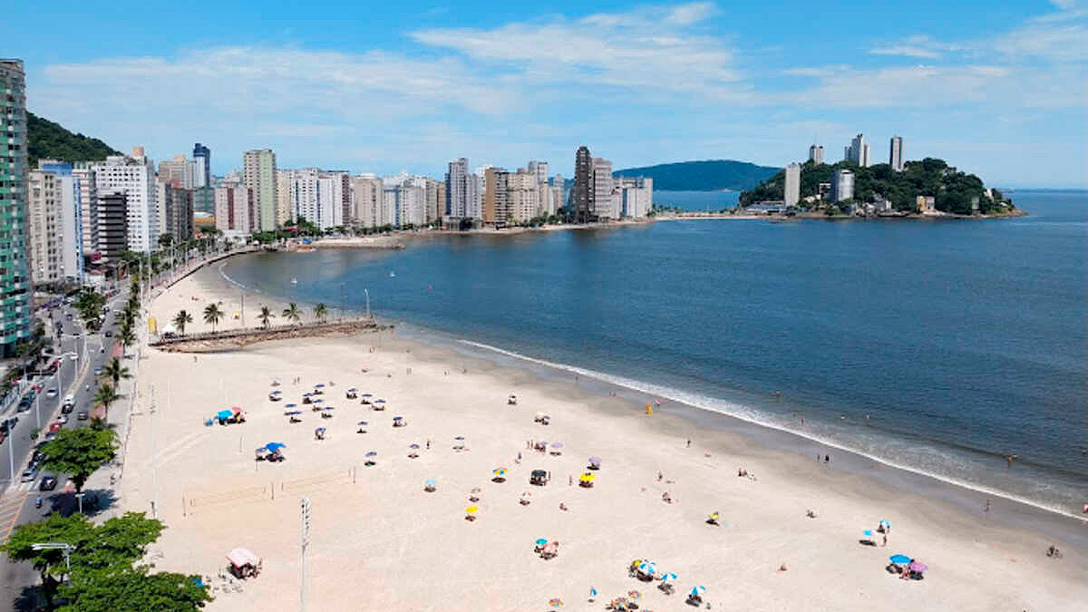 A Baixada Santista tem sete praias impróprias