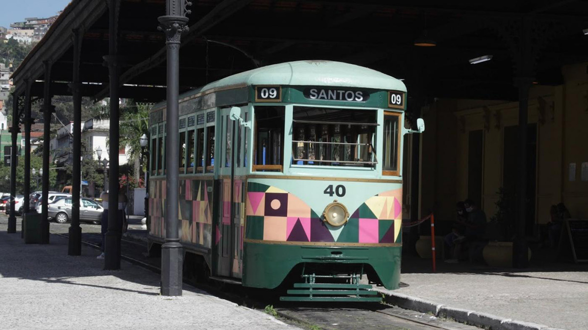 Em virtude de obras no trajeto, elétricos estão com percurso do Valongo até a Praça Mauá