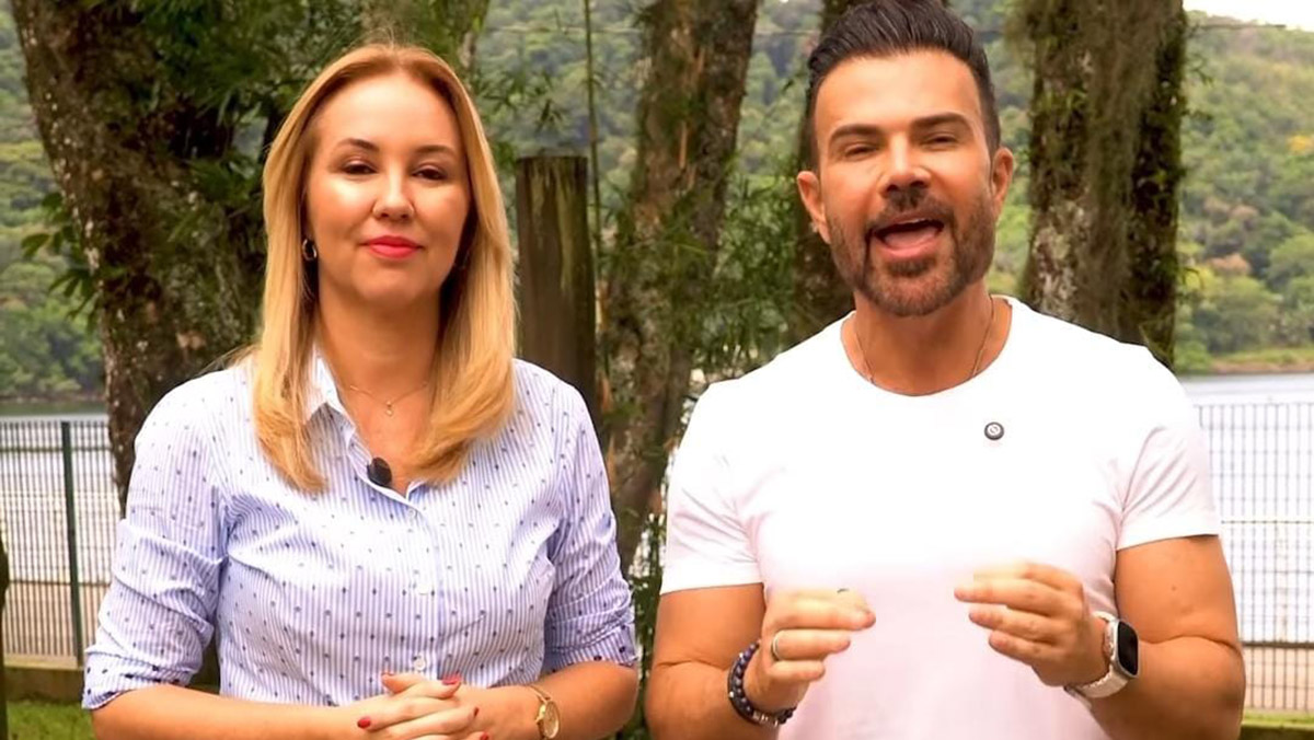 O prefeito Caio Matheus divulgou que Lucília Goulart é pré-candidata a vice-prefeita de Bertioga