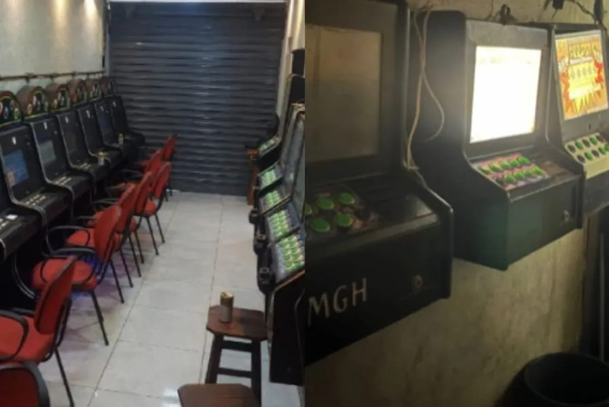 Durante as ações, 41 máquinas caça-níqueis foram apreendidas e destruídas