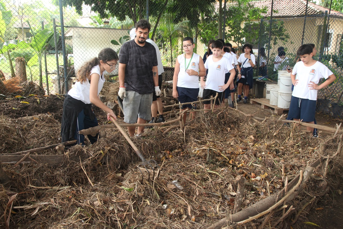 Atividade aconteceu em uma visita dos estudantes do 6&ordm; ano à Estação da Cidadania, na Vila Mathias