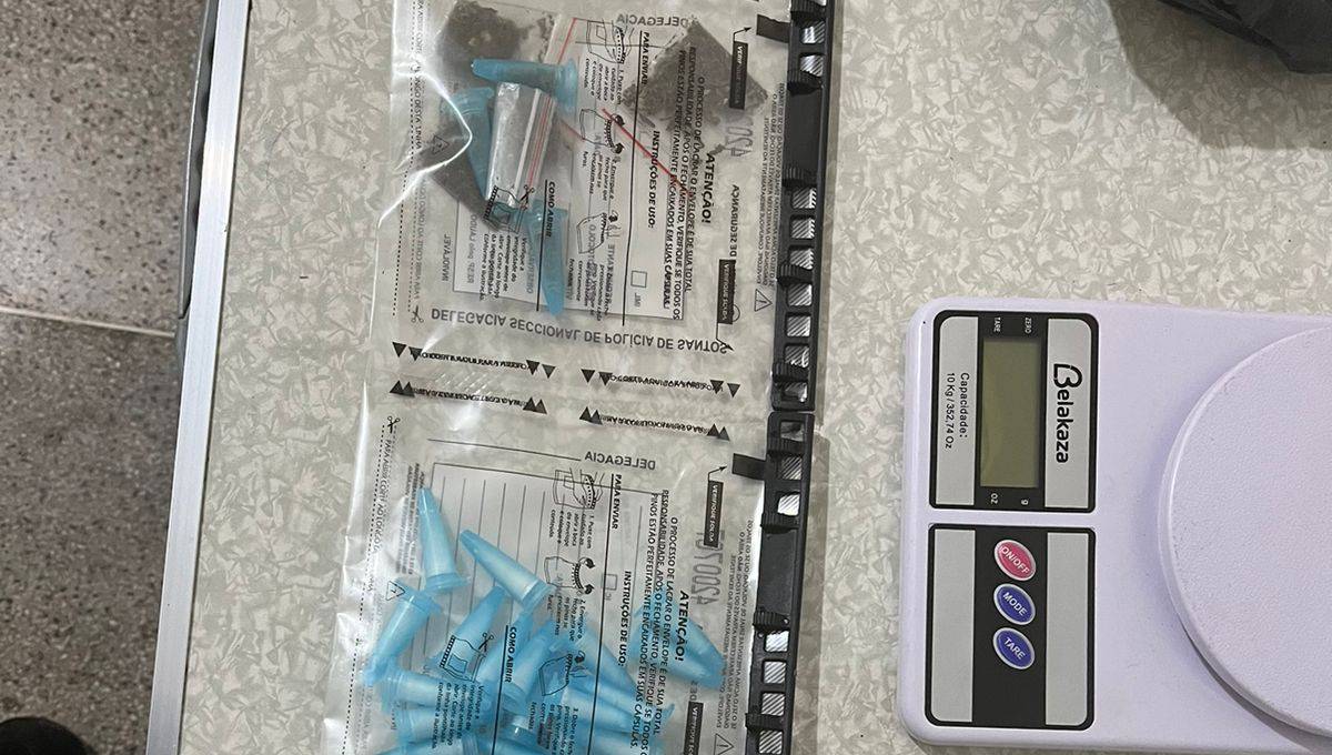 Os agentes efetuaram investigações na Viela Marquês