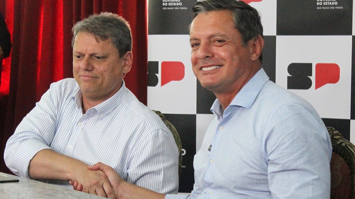 Tarcísio e Rogério concederam entrevista coletiva
