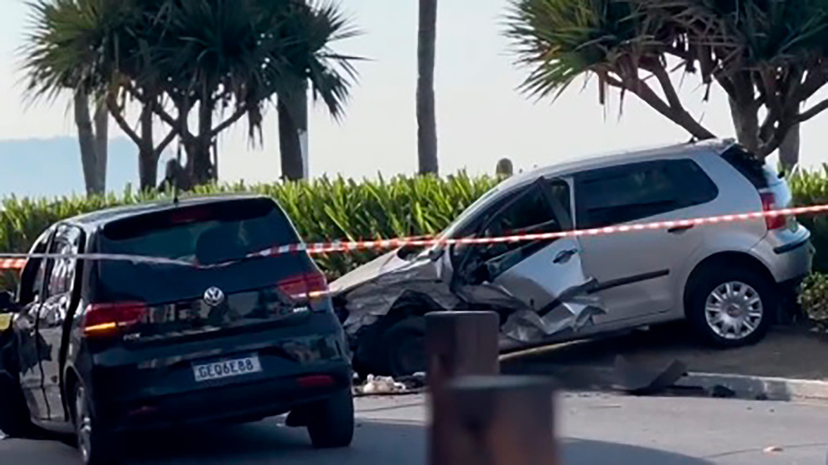 As vítimas, o condutor e o passageiro do Fox, foram socorridas ao Pronto Socorro Central