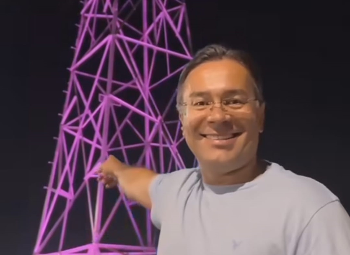 Ademário Oliveira fez teste de iluminação na Rua das Torres