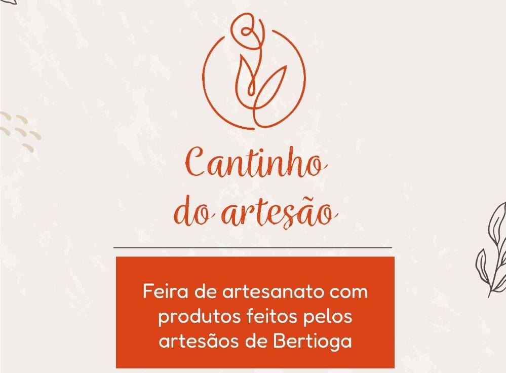 O "Cantinho do artesão" tem entrada livre e é recomendado para todos os públicos