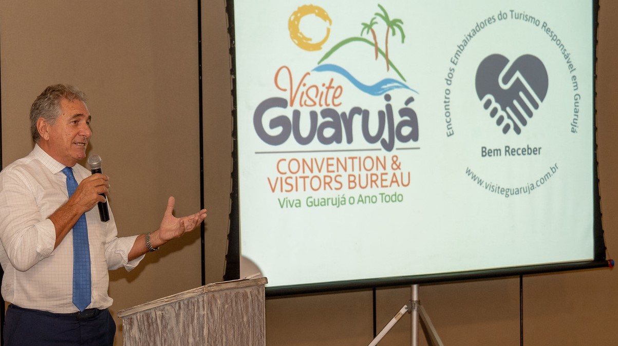 Lourival De Pieri, presidente do Visite Guarujá
