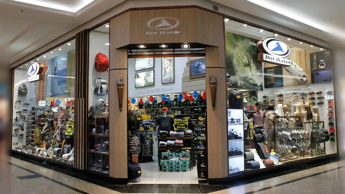 A unidade ficava localizada no 1&ordm; piso do Shopping Praiamar