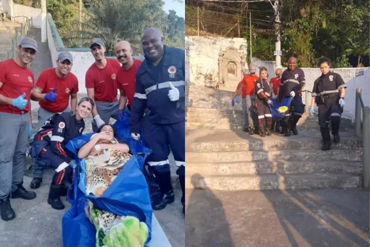 Mãe deu a luz a uma menina chamada Sara