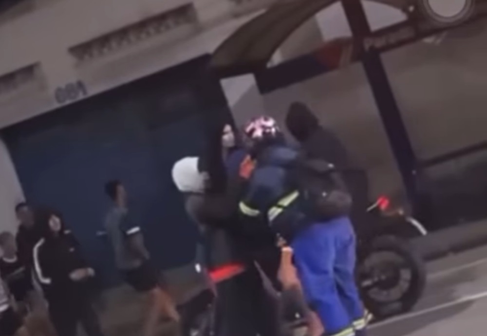 Grupo tentou fazer arrastão em São Vicente neste domingo