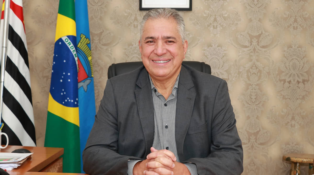 O prefeito de Guarujá, Válter Suman