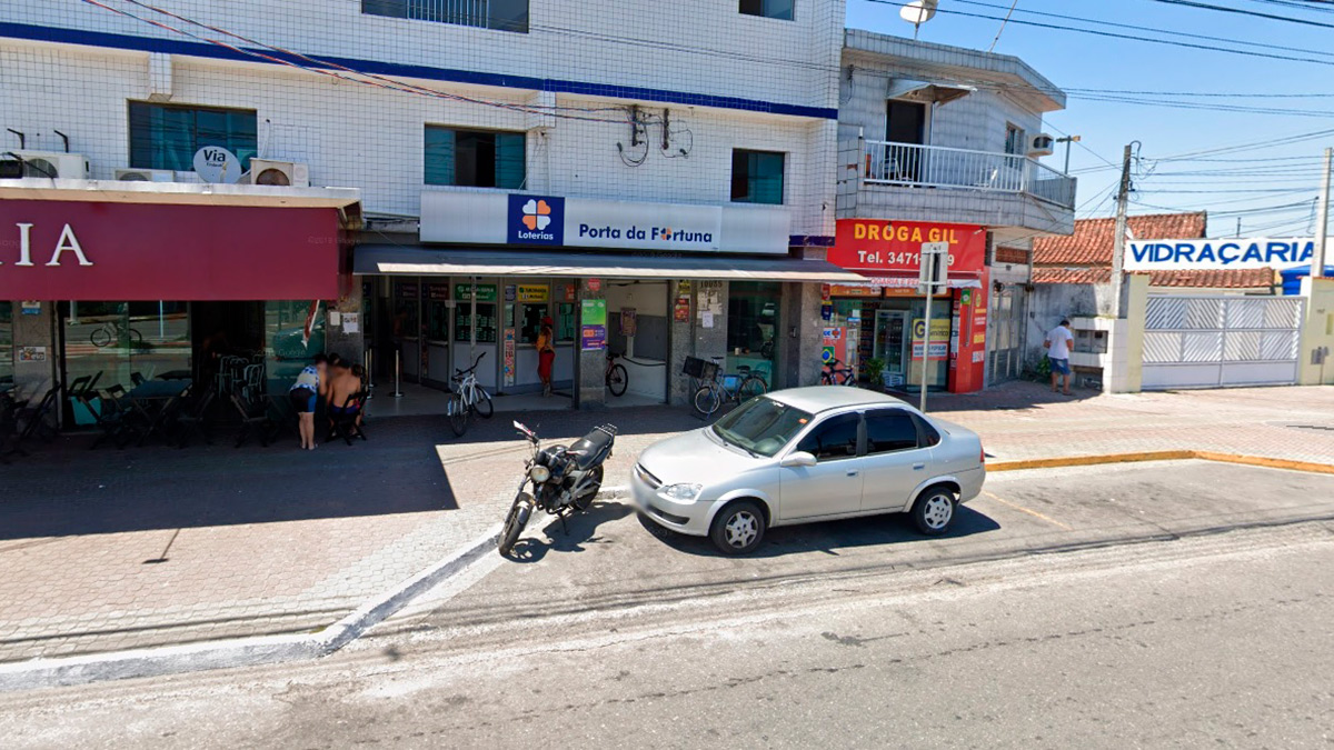 Em Praia Grande, o prêmio saiu na lotérica Porta da Fortuna