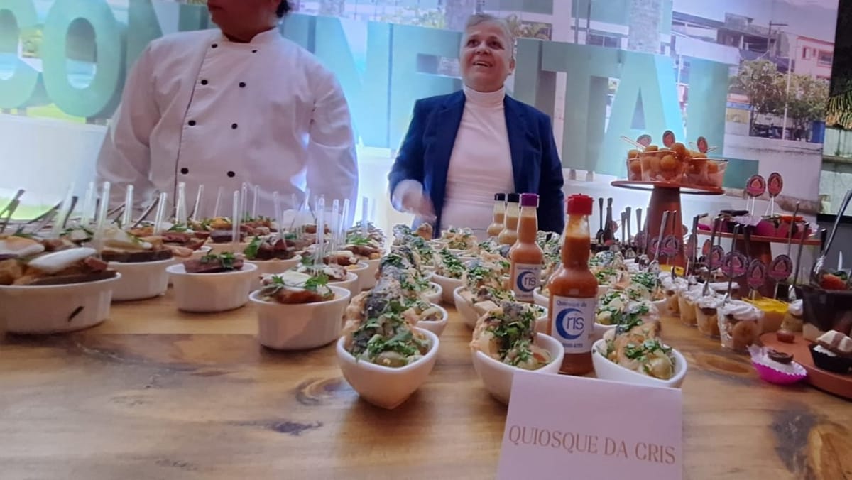 Cristiane Lorca, do "Quiosque da Cris", participou de todas as 9 edições do festival