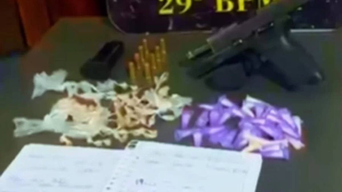 Preso em flagrante, ele foi encaminhado para o Distrito Policial